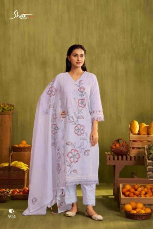 My Fashion Road Jay Vijay Shai Phal Premium Designs Ladies Suit | 914