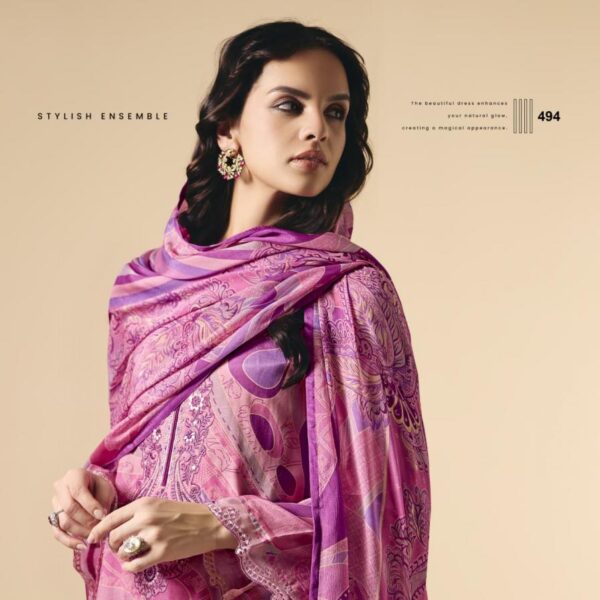 My Fashion Road Kimora Sohni Folk Muslin Salwar Kameez | 494