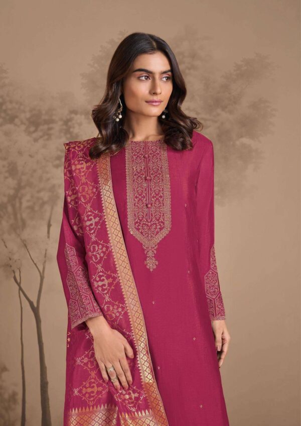 My Fashion Road Omtex Lina Designer Silk Partywear Dress | 10041 – A