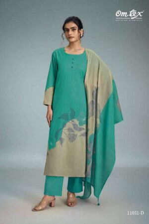My Fashion Road Omtex Parna Exclusive Lawn Cotton Suit | 11051 – D