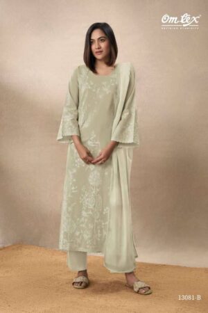 My Fashion Road Omtex Prabhleen Premium Designs Lawn Cotton Suit | 13081 – B