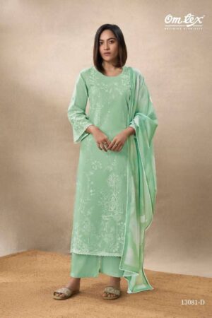 My Fashion Road Omtex Prabhleen Premium Designs Lawn Cotton Suit | 13081 – D