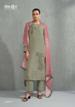 My Fashion Road Omtex Reya Pure Linen Jacquard Suit | 12081-A