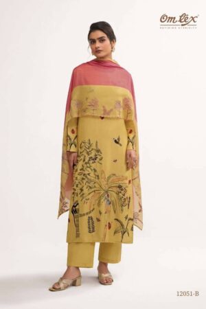 My Fashion Road Omtex Sereya Fancy Cotton Silk Suit | 12051 – B
