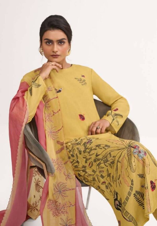 My Fashion Road Omtex Sereya Fancy Cotton Silk Suit | 12051 – B