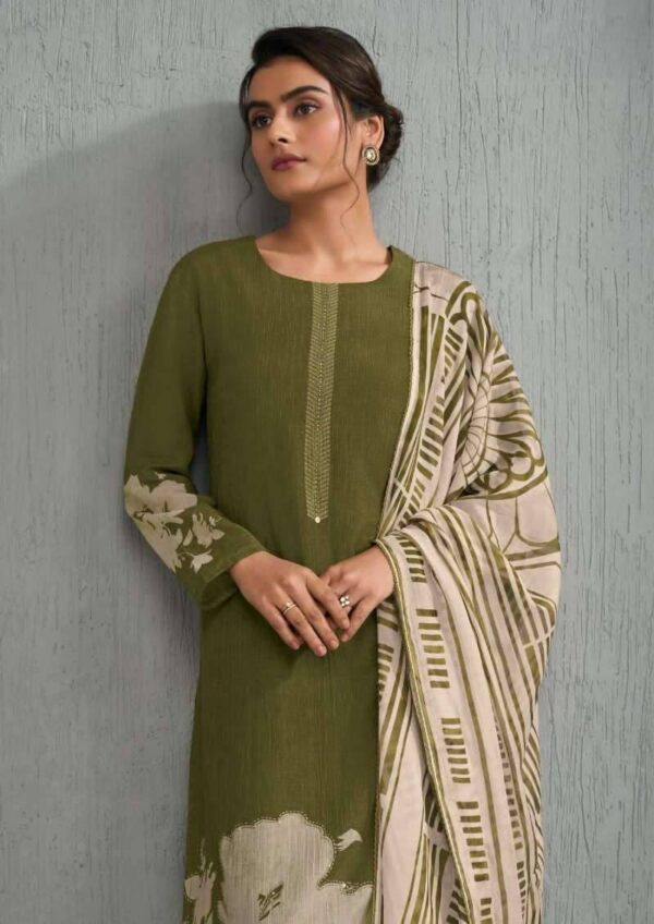 My Fashion Road Omtex Tivra Fancy Chanderi Silk Suit | 13021 – B