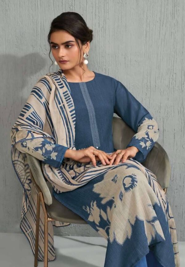 My Fashion Road Omtex Tivra Fancy Chanderi Silk Suit | 13021 – A