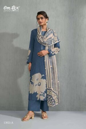 My Fashion Road Omtex Tivra Fancy Chanderi Silk Suit | 13021 – A