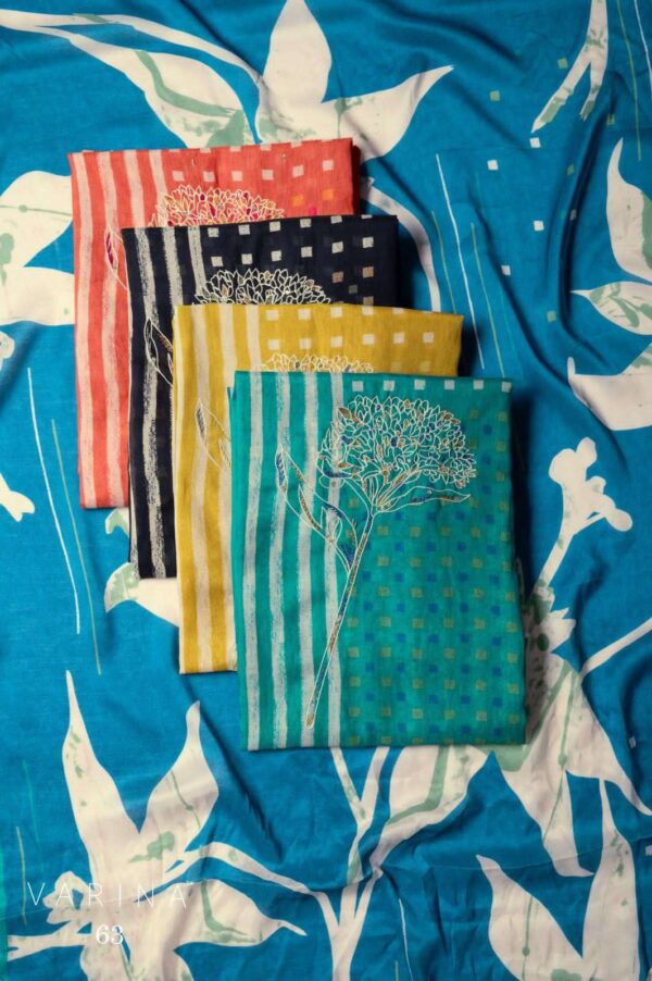 My Fashion Road Omtex Varina Fancy Chanderi Silk Suit | 63 – A