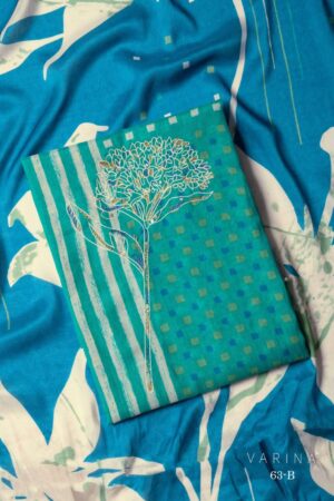 My Fashion Road Omtex Varina Fancy Chanderi Silk Suit | 63 – B