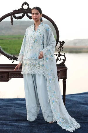 My Fashion Road Sana Safinaz Luxury Lawn Unstitched Collection 2026 | 06