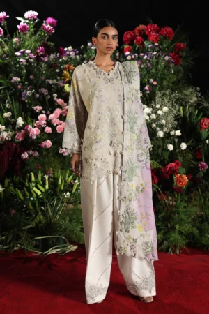 My Fashion Road Sana Safinaz Luxury Lawn Unstitched Collection 2026 | 08