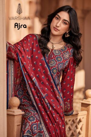 My Fashion Road Varsha Ajra Fancy Muslin Salwar Suit | AJ – 03
