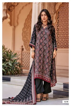 My Fashion Road Varsha Ajra Fancy Muslin Salwar Suit | AJ – 02