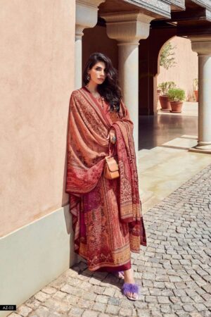 My Fashion Road Varsha Andaaz Digital Printed Crape Suit | AZ – 03