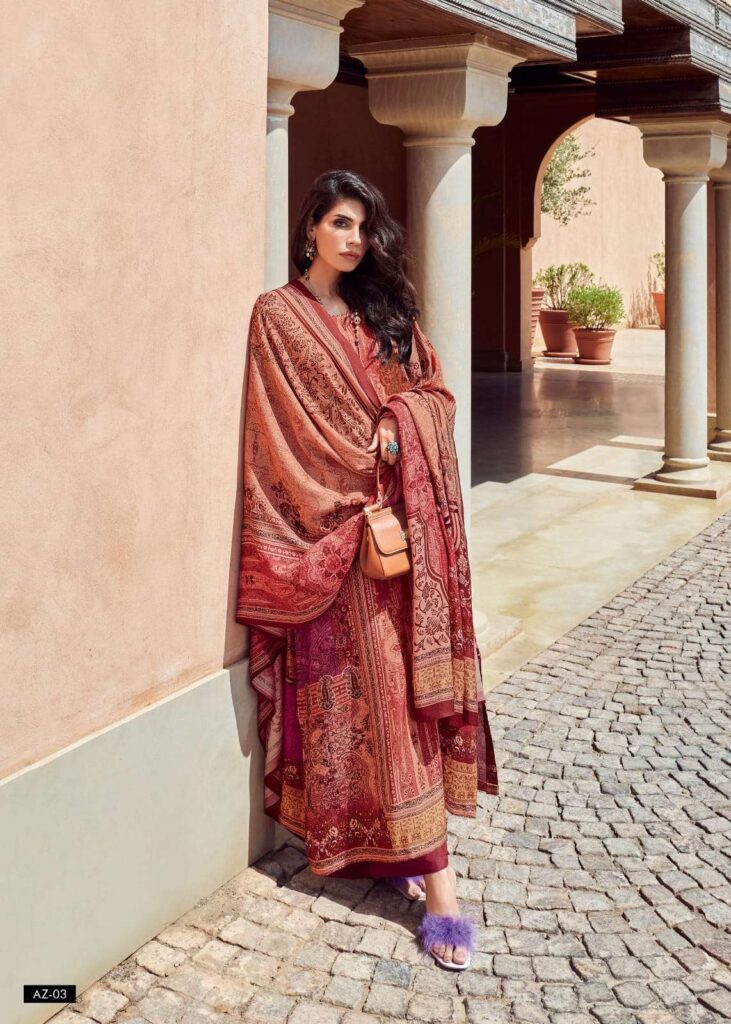 My Fashion Road Varsha Andaaz Digital Printed Crape Suit | AZ – 03