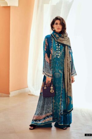 My Fashion Road Varsha Andaaz Digital Printed Crape Suit | AZ – 02