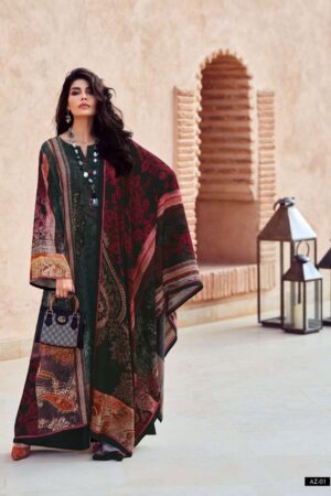 My Fashion Road Varsha Andaaz Digital Printed Crape Suit | AZ – 01