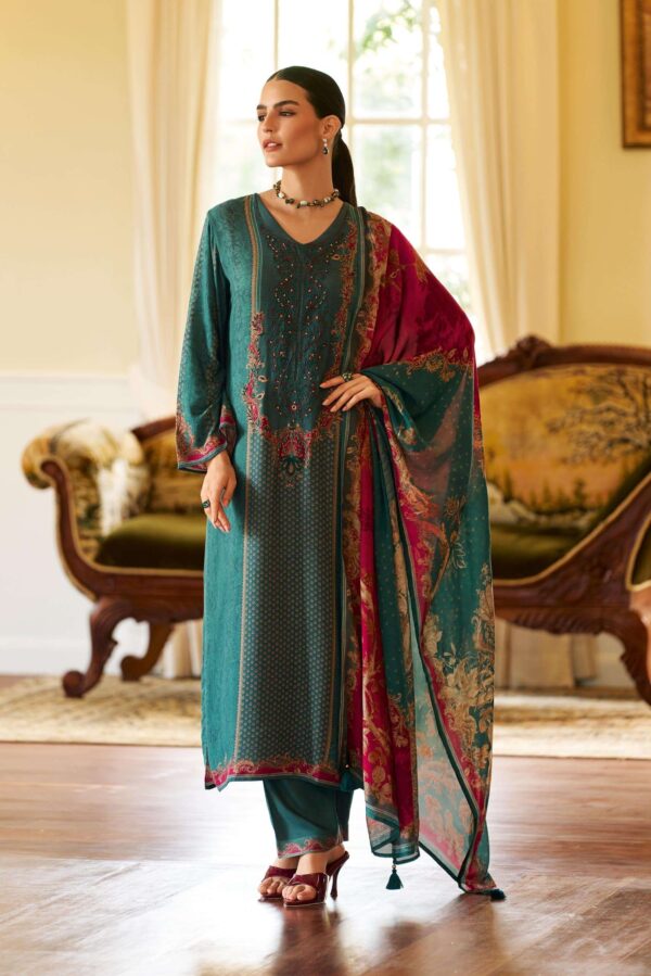 My Fashion Road Varsha Coraline Digital Printed Muslin Salwar Kameez | CL – 02