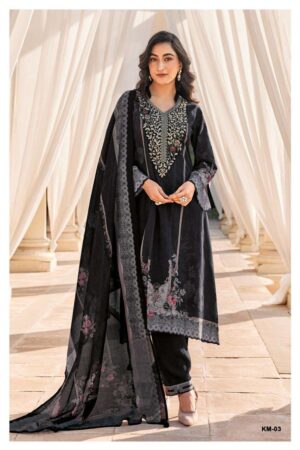 My Fashion Road Varsha Kyomie Exclusive Cotton Jacquard Suit | KM – 03