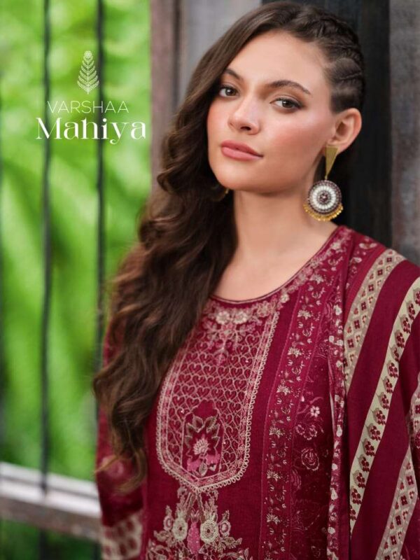 My Fashion Road Varsha Mahiya Exclusive Fancy Linen Suit | MY – 04