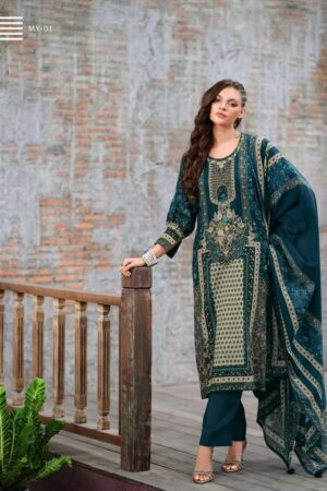 My Fashion Road Varsha Mahiya Exclusive Fancy Linen Suit | MY – 01