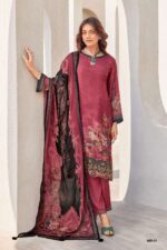 My Fashion Road Varsha Monarch Digital Printed Viscose Muslin Suit | MR – 01