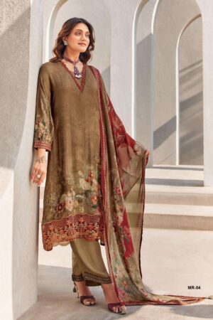 My Fashion Road Varsha Monarch Digital Printed Viscose Muslin Suit | MR – 04