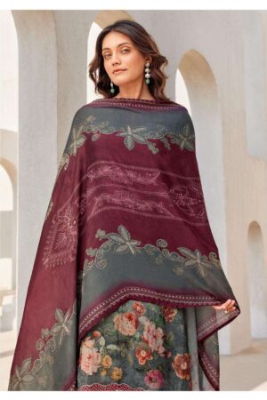 My Fashion Road Varsha Monarch Digital Printed Viscose Muslin Suit | MR – 03