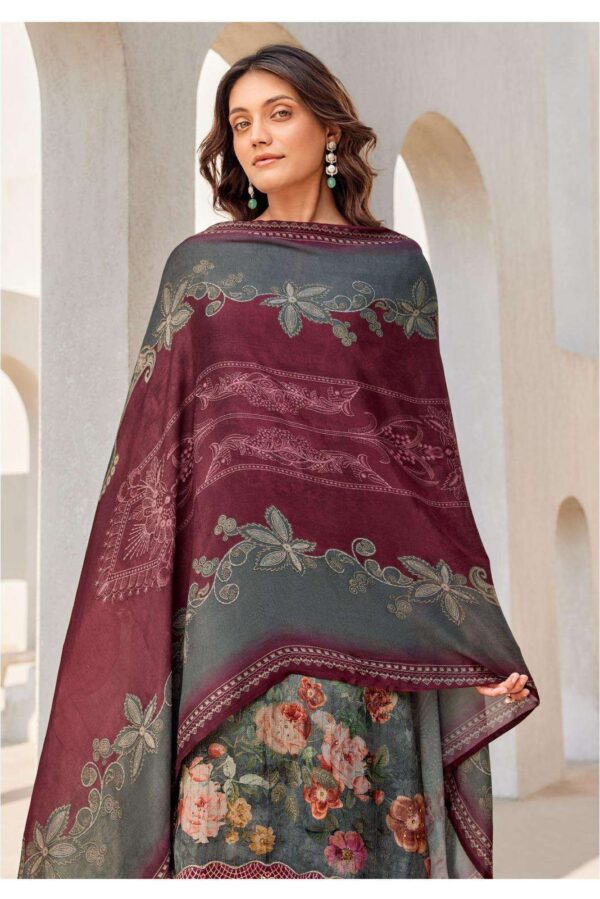 My Fashion Road Varsha Monarch Digital Printed Viscose Muslin Suit | MR – 03