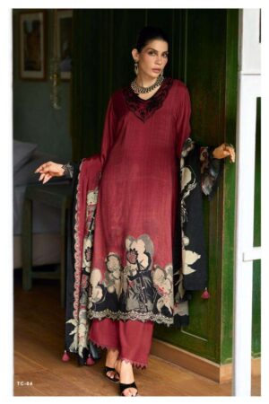 My Fashion Road Varsha Tuscany Digital Printed Muslin Ladies Suit | TC – 04