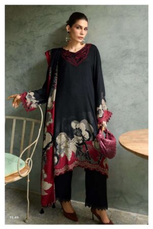 My Fashion Road Varsha Tuscany Digital Printed Muslin Ladies Suit | TC – 03