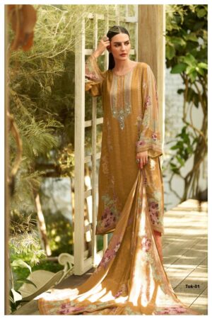 My Fashion Road Varsha Two Of A Kind Vol 12 Latest Designs Muslin Suit | TOK – 01