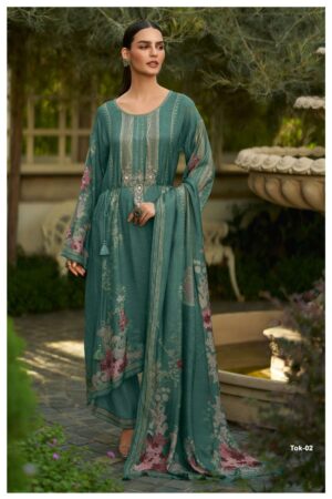 My Fashion Road Varsha Two Of A Kind Vol 12 Latest Designs Muslin Suit | TOK – 02