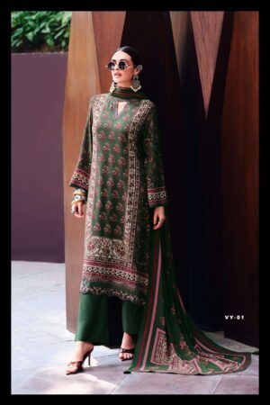 My Fashion Road Varsha Voyage Fancy Viscose Muslin Suit | VY – 01