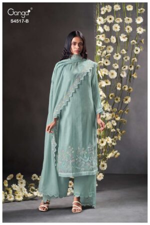 My Fashion Road Ganga Fashion Aashraya Exclusive Fancy Ladies Suit | S4517 – B