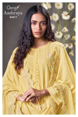 My Fashion Road Ganga Fashion Aashraya Exclusive Fancy Ladies Suit | S4517 – D