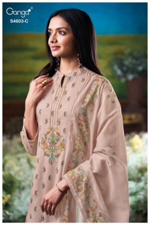 My Fashion Road Ganga Fashion Aivyra Exclusive Designs Cotton Suit | S4603 – C