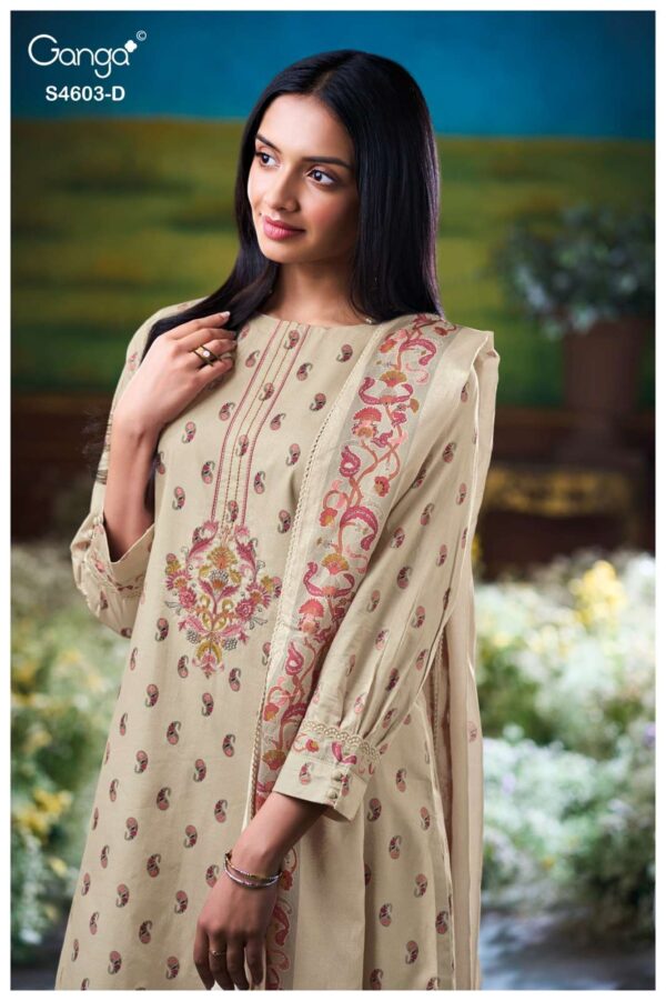 My Fashion Road Ganga Fashion Aivyra Exclusive Designs Cotton Suit | S4603 – D