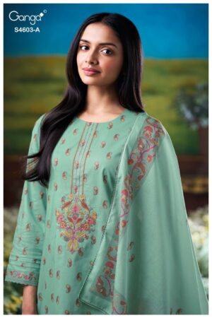 My Fashion Road Ganga Fashion Aivyra Exclusive Designs Cotton Suit | S4603 – A