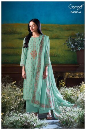 My Fashion Road Ganga Fashion Aivyra Exclusive Designs Cotton Suit | S4603 – A