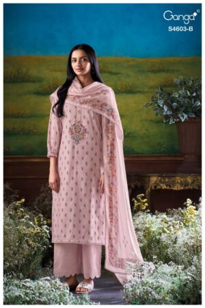 My Fashion Road Ganga Fashion Aivyra Exclusive Designs Cotton Suit | S4603 – B