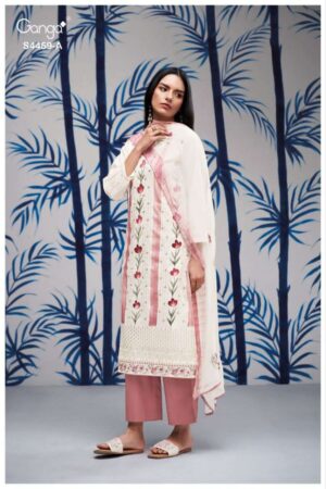 My Fashion Road Ganga Fashion Aleeza Premium Wear Cotton Dress | S4459 – A