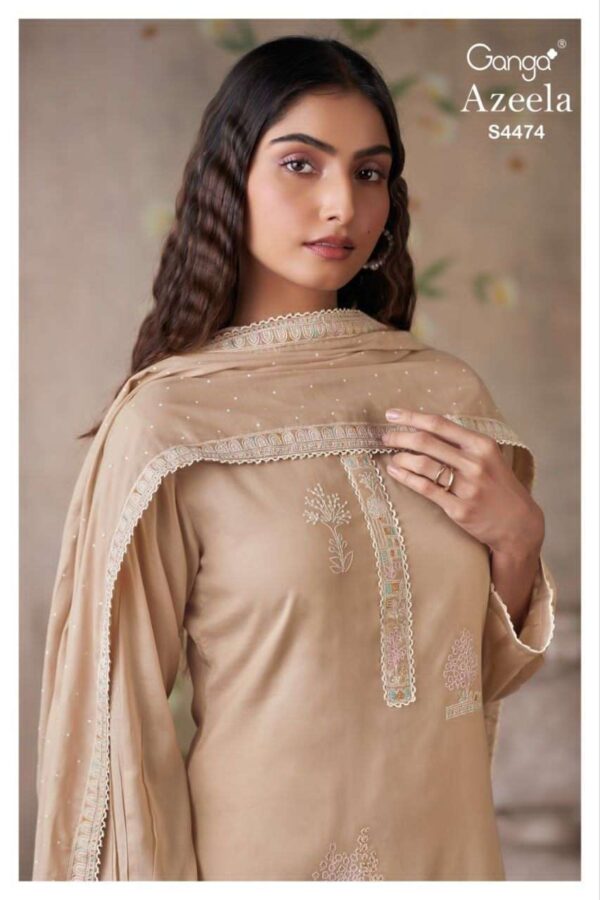 My Fashion Road Ganga Fashion Azeela Premium Wear Ladies Dress | S4474 – D