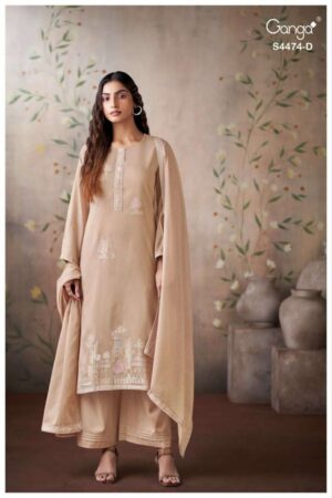 My Fashion Road Ganga Fashion Azeela Premium Wear Ladies Dress | S4474 – D