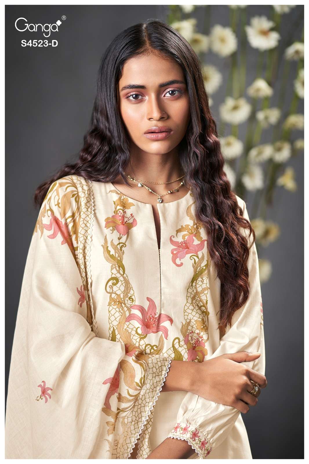 My Fashion Road Ganga Fashion Beryl Exclusive Designs Cotton Dress | S4523 – D My Fashion Road Ganga Fashion Beryl Exclusive Designs Cotton Dress | S4523 – D