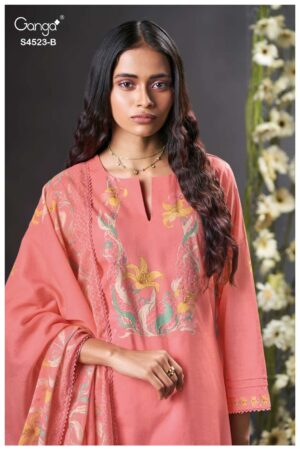 My Fashion Road Ganga Fashion Beryl Exclusive Designs Cotton Dress | S4523 – B