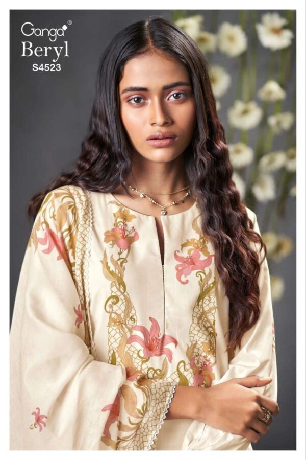 My Fashion Road Ganga Fashion Beryl Fancy Cotton Salwar Suit | S4523 – D