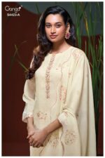 My Fashion Road Ganga Fashion Bethra Pure Mal Printed Fancy Ladies Dress | S4423 – A