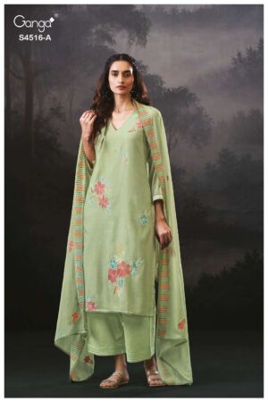 My Fashion Road Ganga Fashion Brisha Exclusive Fancy Ladies Dress | S4516 – A